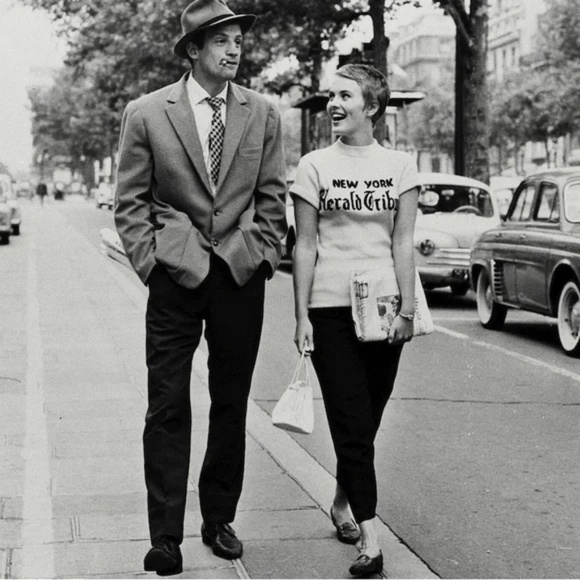 The New York Times “Herald Tribune” Ribbed Knit Mock Neck Sweater - Size L - Picture 2 of 7